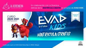 Extraescolares EVAD Kids Málaga con matrícula gratis