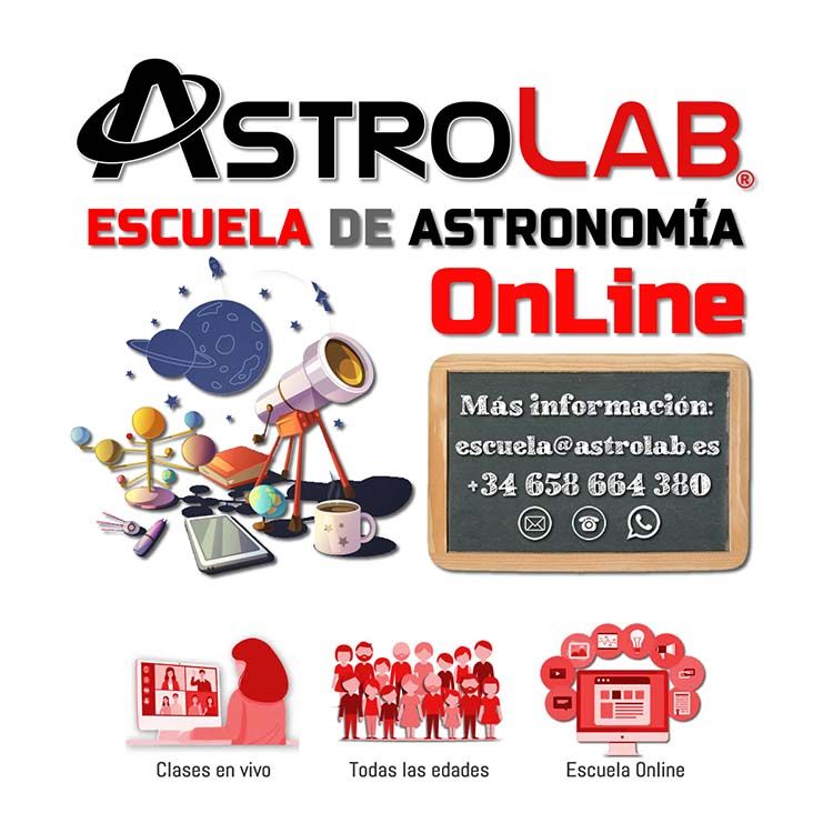 Observaciones astronómicas y escuela online este 2020/21 con AstroLab en Yunquera (Málaga)