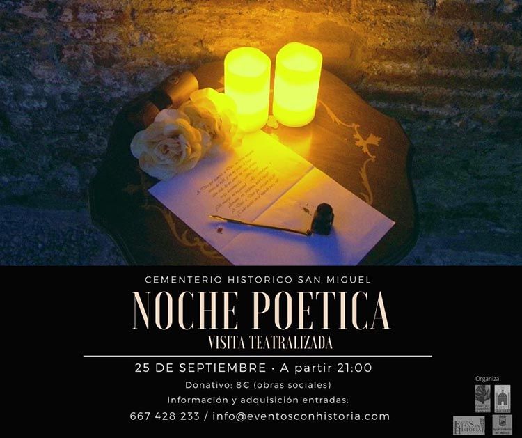 Visita teatralizada y poética para familias en el Cementerio San Miguel de Málaga