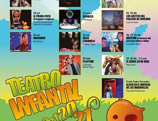 Programación infantil del Teatro Cervantes: Temporada 2020/2021