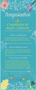 Cumpleaños de magia, fantasía y muchos juegos para niños en la sala Tragasueños (Málaga)
