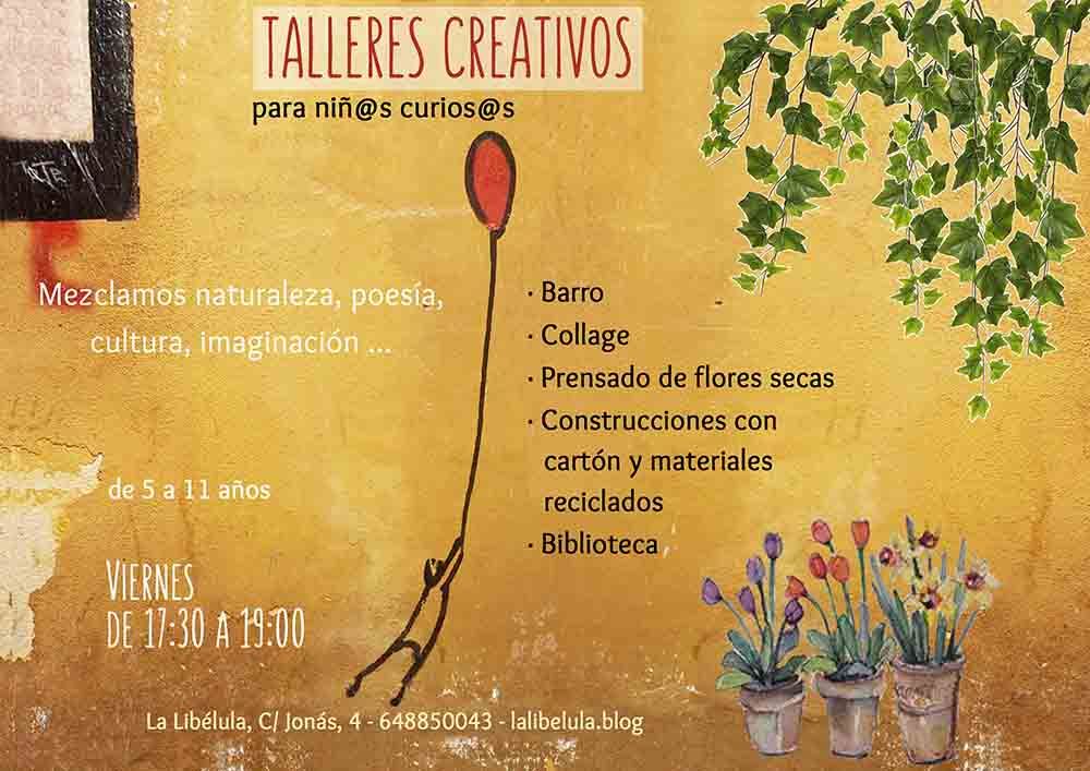 Talleres creativos y meditación para niños en La Libélula Málaga