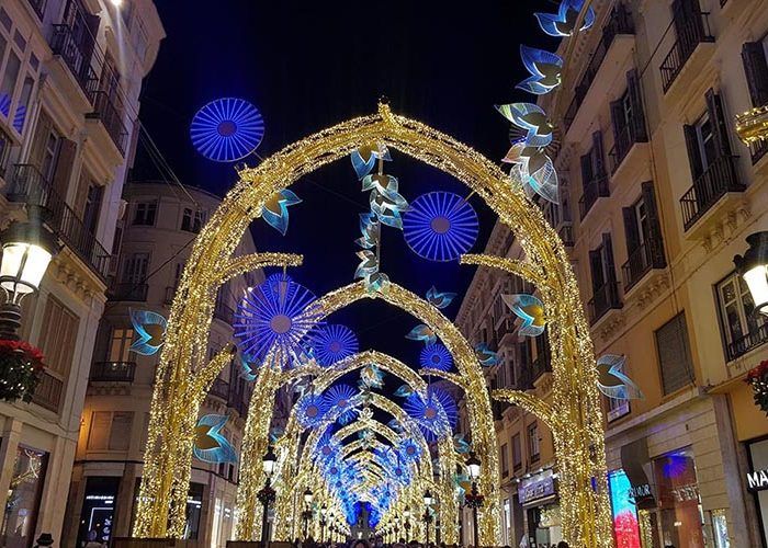 Alumbrado de Navidad en Málaga 2020