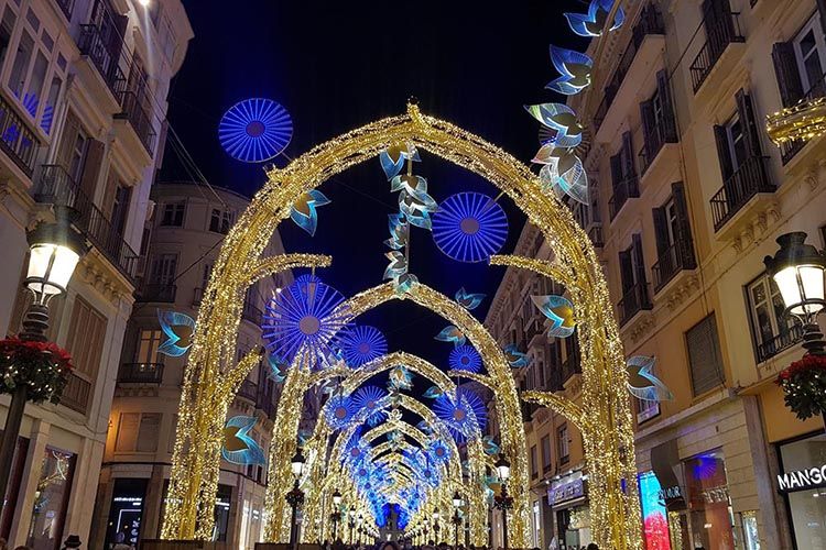 Alumbrado de Navidad en Málaga 2021