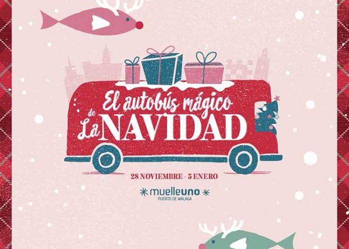 Vive una Navidad cargada de premios y planes para toda la familia en Muelle uno (Málaga) con su autobús mágico