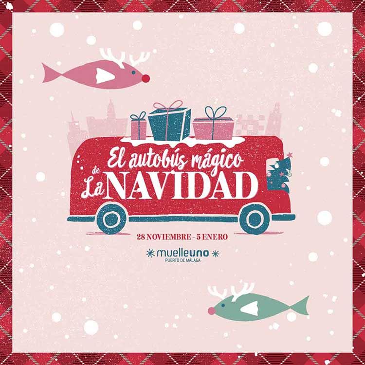 Vive una Navidad cargada de premios y planes para toda la familia en Muelle uno (Málaga) con su autobús mágico