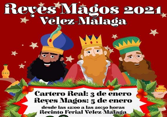 Cabalgata de los Reyes Magos en coche en Vélez-Málaga