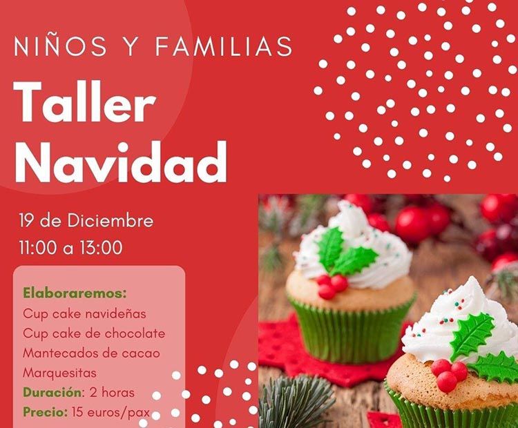 Taller de cocina en familia especial Navidad con Cooking Málaga
