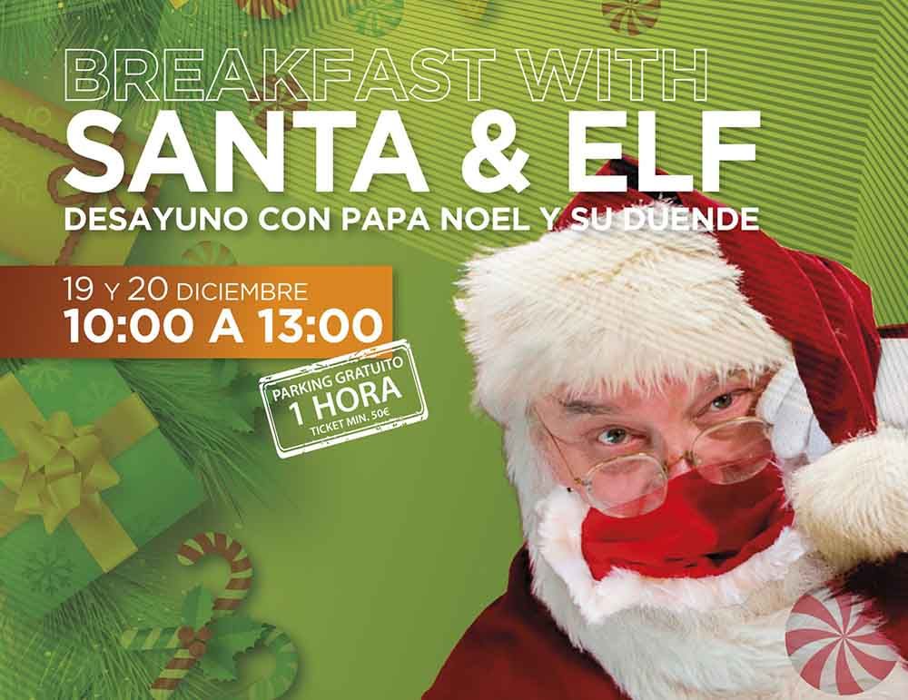 Desayuno con Papá Noel y su duende para toda la familia en Hard Rock Cafe Málaga
