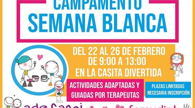 Campamento de semana blanca para niños con diversidad funcional en Málaga