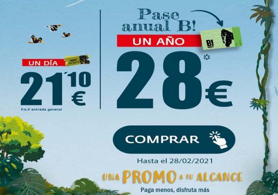 Bioparc Fuengirola rebaja el precio de su pase anual a 28 euros, solo en febrero