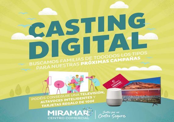El Centro Comercial Miramar busca familias para protagonizar sus próximas campañas de publicidad