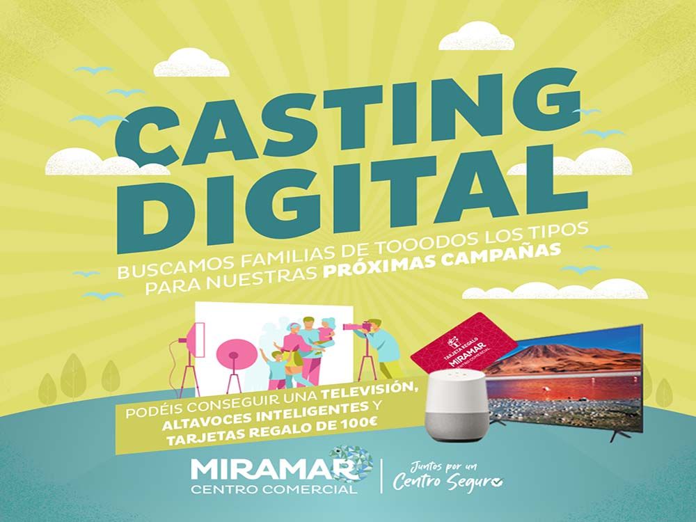 El Centro Comercial Miramar busca familias para protagonizar sus próximas campañas de publicidad
