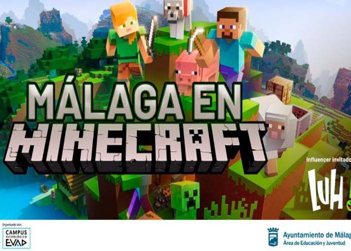 Málaga en Minecraft: evento virtual gratis para reconstruir zonas emblemáticas de la ciudad