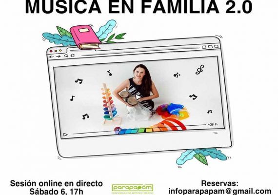 Taller online gratis de iniciación musical para bebés y niños con Parapapam