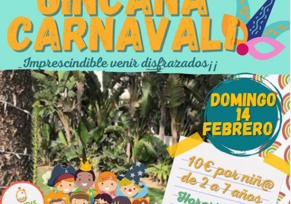 Gincana de carnaval para niños en Torre de Benagalbón