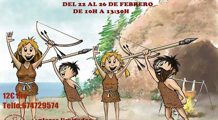 Talleres infantiles por Semana Blanca en los Yacimientos Arqueológicos de la Araña