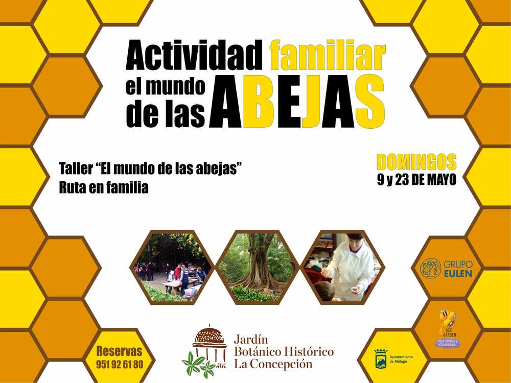 Actividades familiares en el Jardín Botánico de Málaga: ‘El mundo de las abejas’
