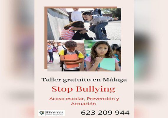 Taller gratis en Málaga para aprender a frenar el bullying y el acoso escolar