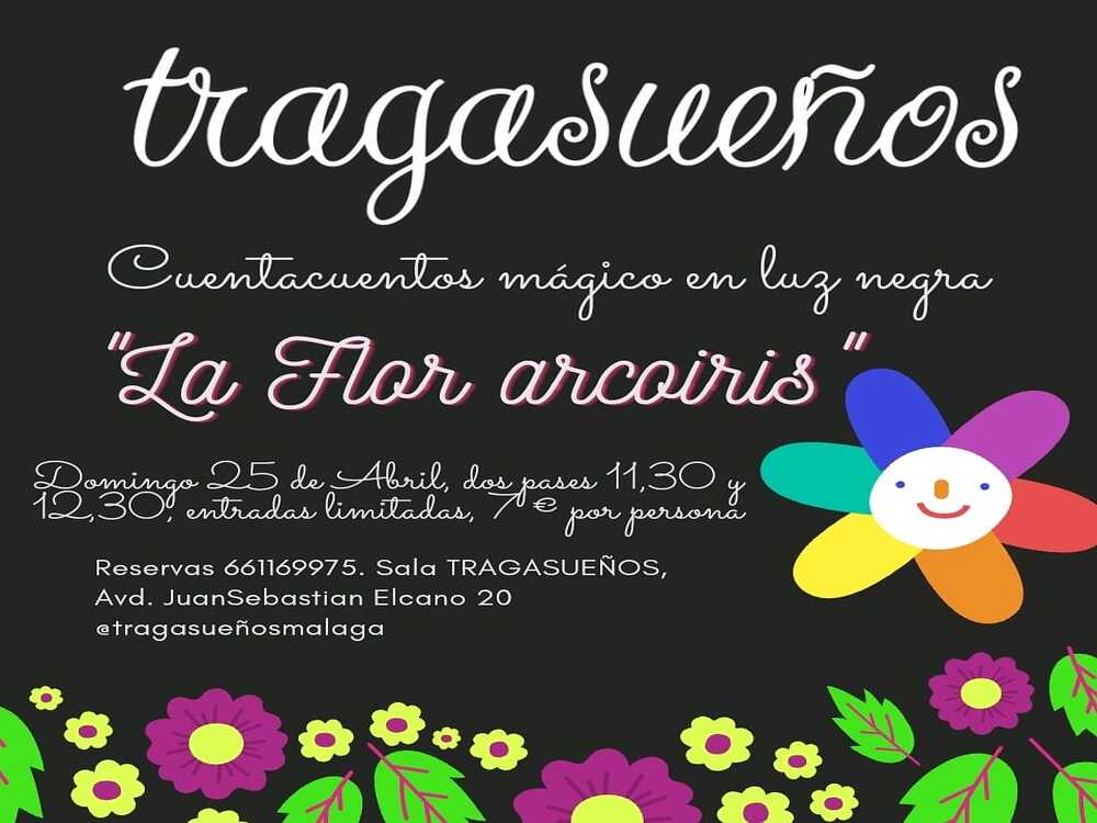 Cuentacuentos infantil en Málaga: ‘La Flor arcoíris’