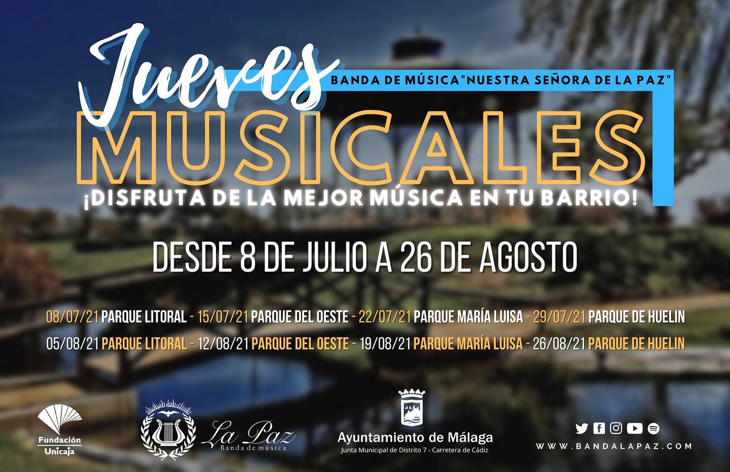 Jueves musicales: actividades gratis en familia en Carretera Cádiz