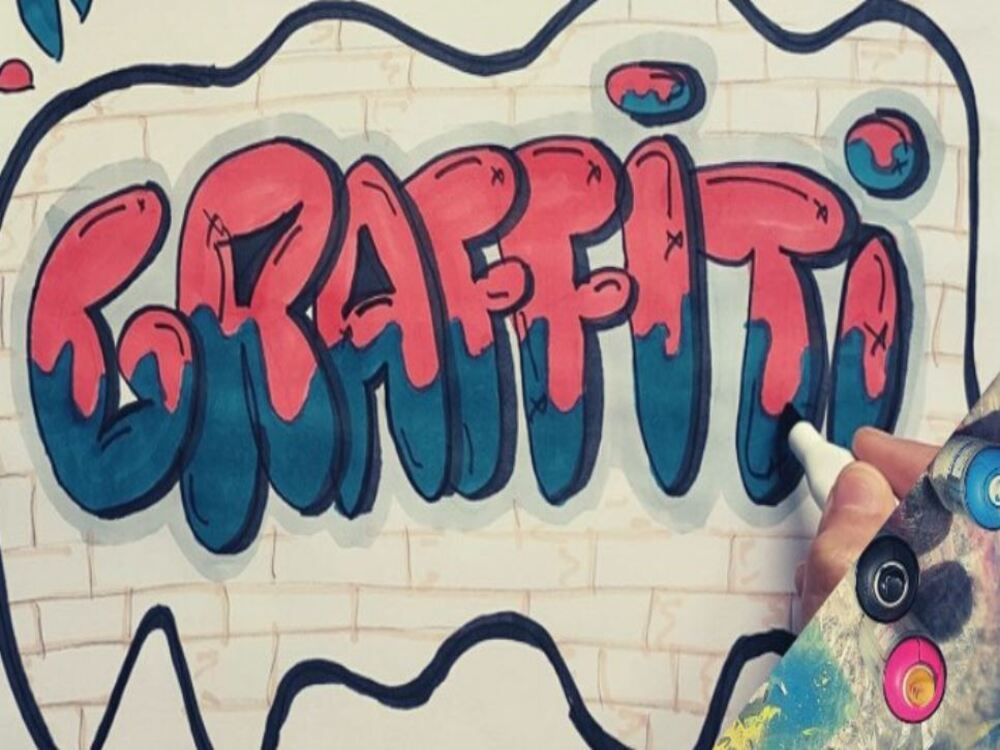Taller de grafitti con Street Art Málaga para niños y niñas