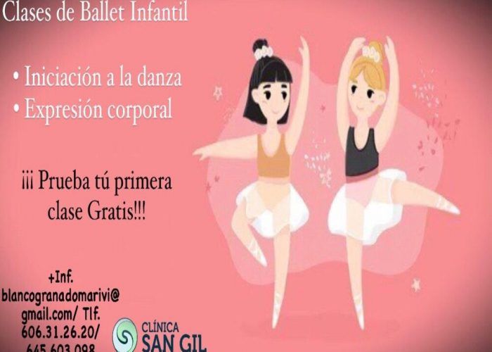 Actividades extraescolares de ballet y yoga para niños en la Clínica San Gil