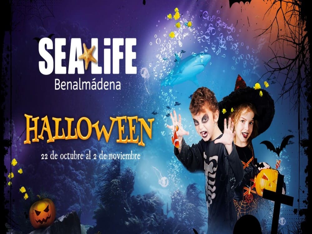 Entradas gratis para los niños que vayan disfrazados por Halloween a Sea Life Benalmádena