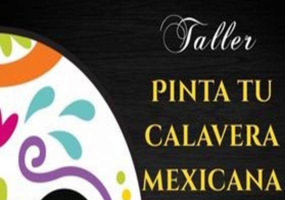 Taller familiar de Halloween para pintar calaveras mexicanas