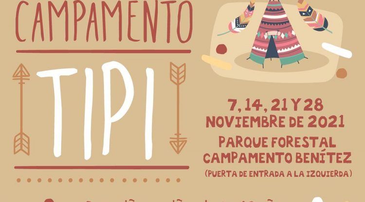 ‘Campamentos Tipi’: actividades gratis para niños en Málaga