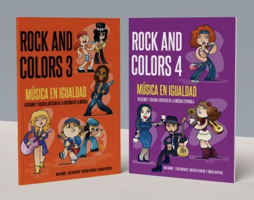 Rock & Colors 3 y 4, libros familiares sobre 52 artistas de la música
