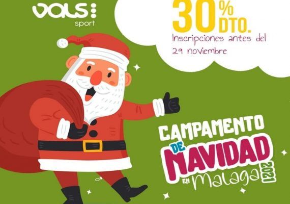 Campamento deportivo de Navidad para niños en Málaga con Vals Sport