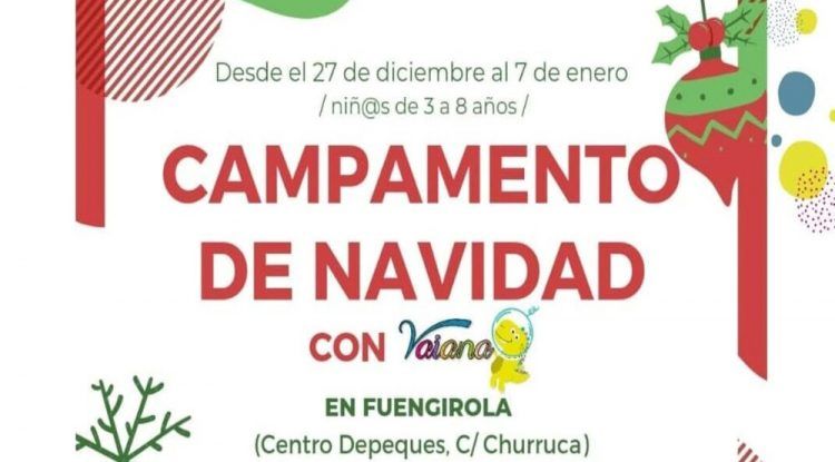 Campamento de Navidad con Vaiana para niños en Fuengirola