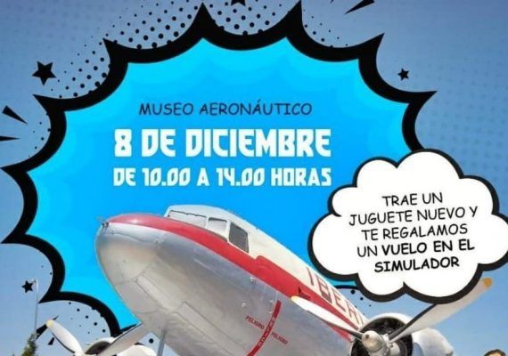 Dona juguetes esta Navidad en el Museo Aeronáutico de Málaga