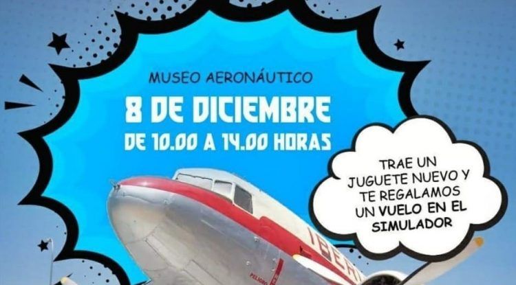 Dona juguetes esta Navidad en el Museo Aeronáutico de Málaga