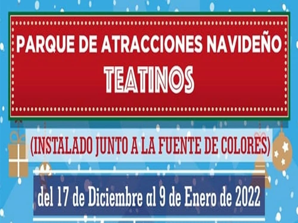Planes navideños gratis para niños en el Distrito Teatinos-Universidad