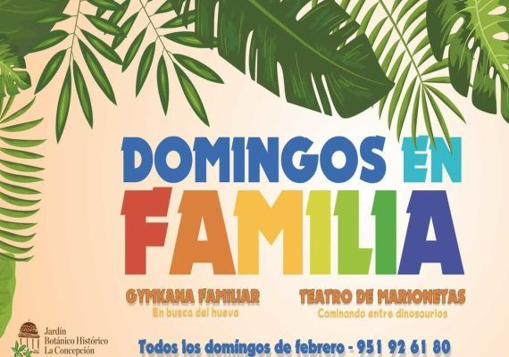 Domingos en familia con yincana y teatro en el Jardín Botánico La Concepción de Málaga
