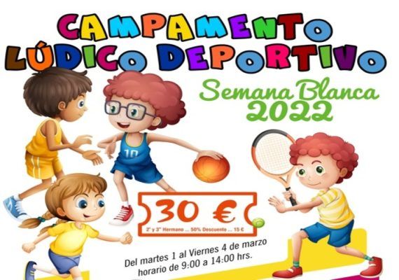 Campamento Lúdico-Deportivo de Semana Blanca para niños en Vélez-Málaga