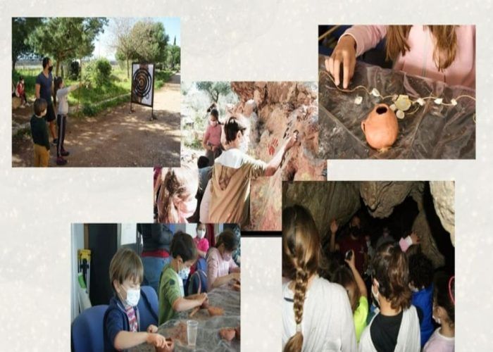 Talleres infantiles sobre arqueología en Semana Blanca en La Araña