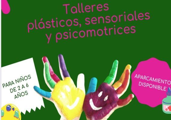 Talleres gratis plásticos y sensoriales para niños en el Colegio el Monte de Málaga