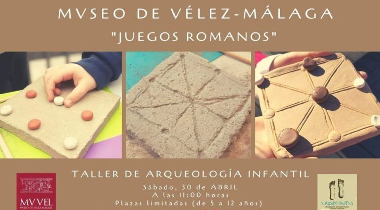 Taller gratis de arqueología infantil en el Museo de Vélez-Málaga con Arqueorutas