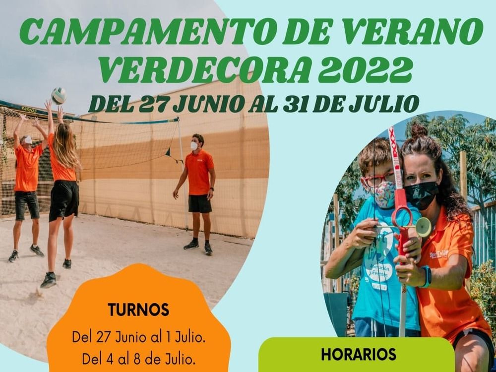 Campamento de verano para niños con Sportislive en Verdecora Málaga