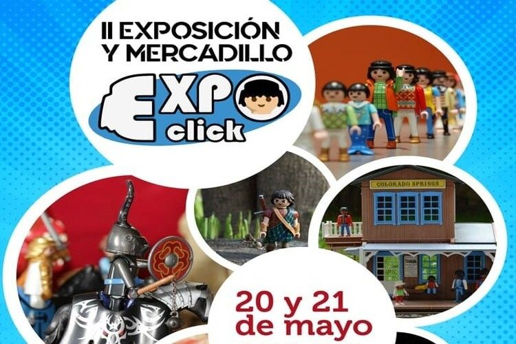 Exposición y mercadillo de series y películas infantiles con clicks en el CC Rosaleda