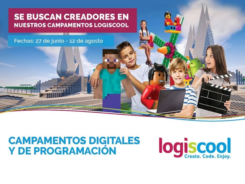 Campamentos de verano de tecnologías y programación para niños en Marbella con Logiscool
