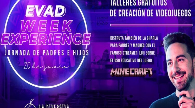 EVAD Week Experience: evento gratis sobre videojuegos para niños, niñas y toda la familia