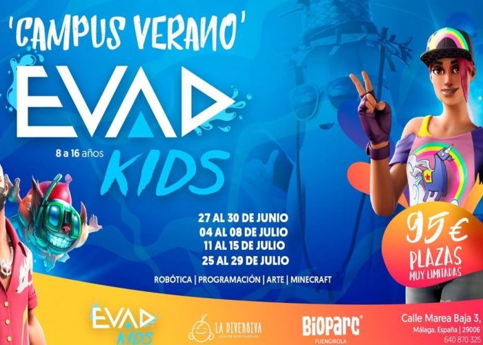 Campus de verano sobre videojuegos para niños y adolescentes con EVAD Kids