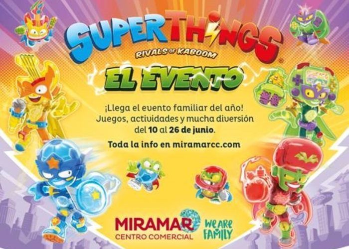 Exposición y actividades gratis para niños con Superthings en CC Miramar Fuengirola