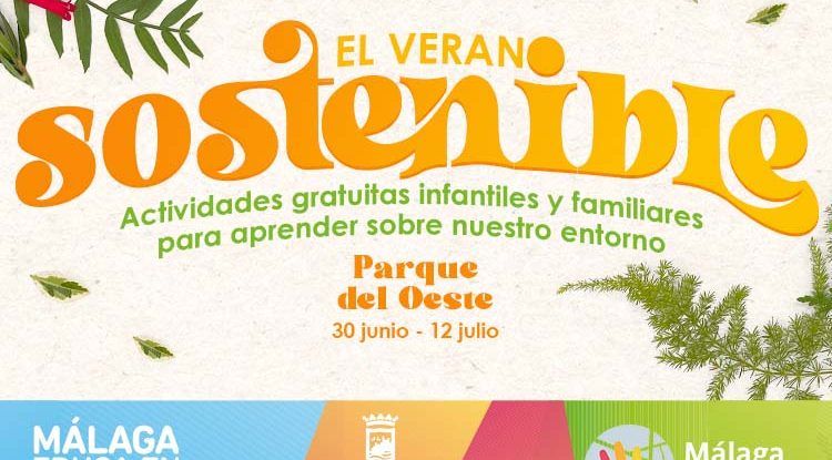 Málaga Educa en Verano: actividades gratis para toda la familia sobre sostenibilidad. Talleres, espectáculos, intervenciones artísticas, teatros, juegos, visitas guiadas.