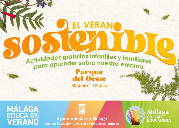 Málaga Educa en Verano: actividades gratis en familia sobre sostenibilidad