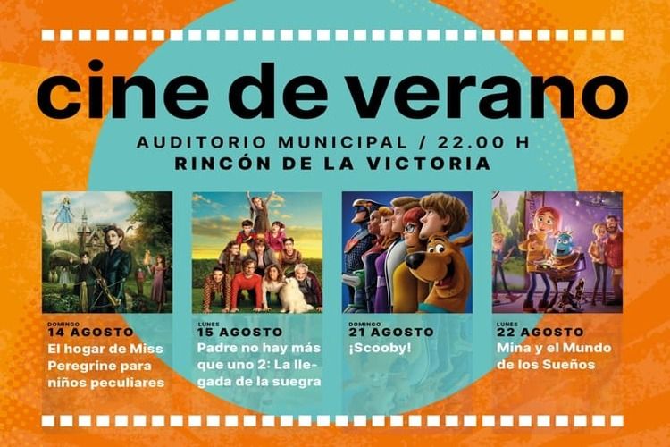 Cine de verano gratis para toda la familia en Rincón de la Victoria
